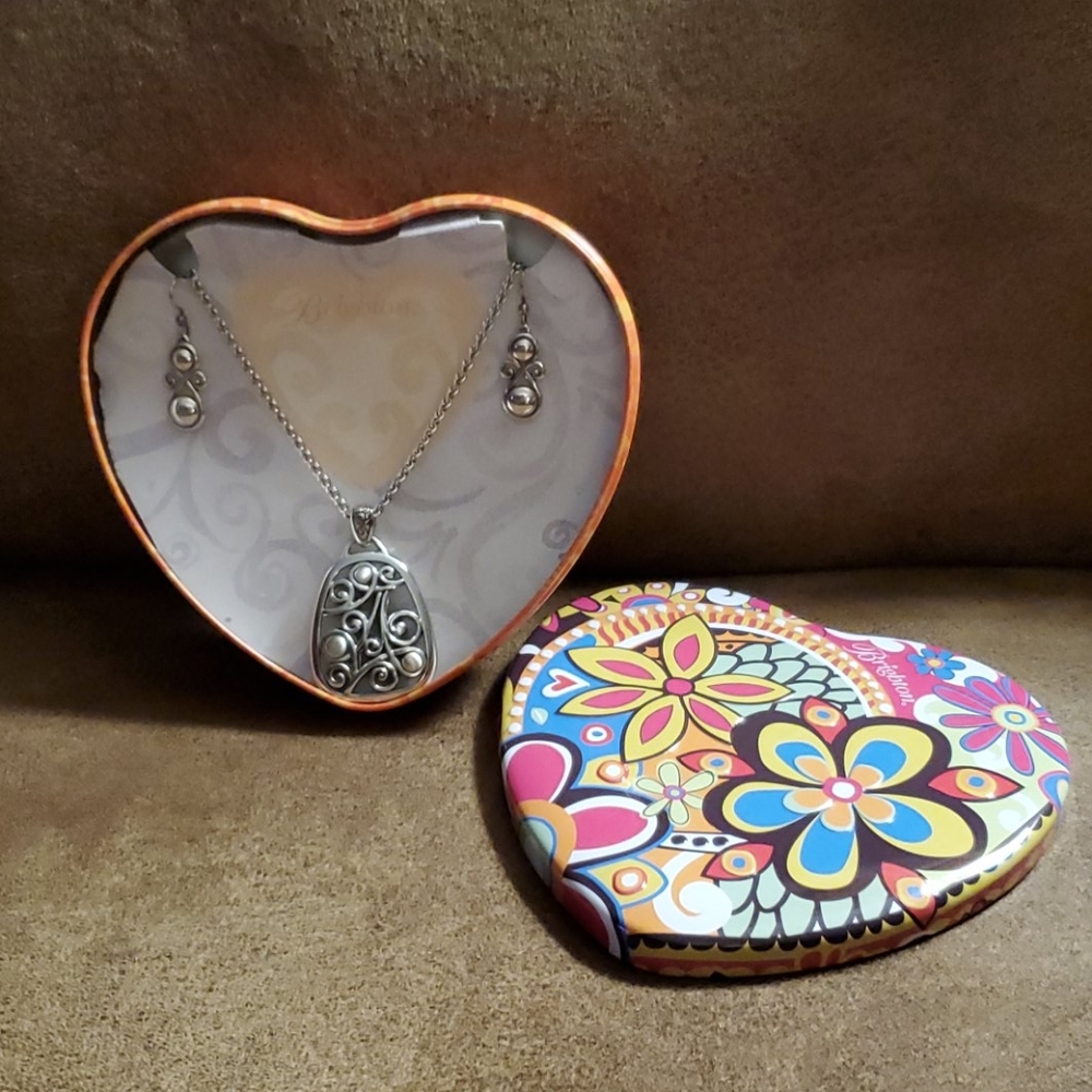 Brighton Jewelry Necklace and Earrings